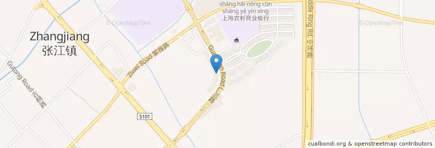 Mapa de ubicacion de 三十六道金牌煲仔饭 en الصين, شانغهاي, بودونغ.