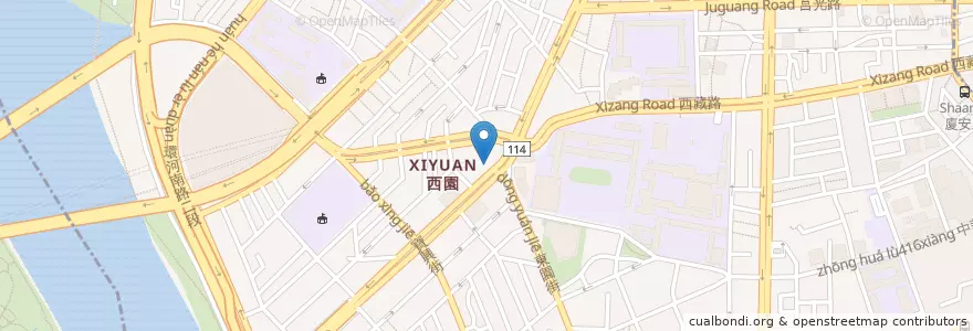 Mapa de ubicacion de 麥當勞 en Tayvan, 新北市, Taipei, 萬華區.