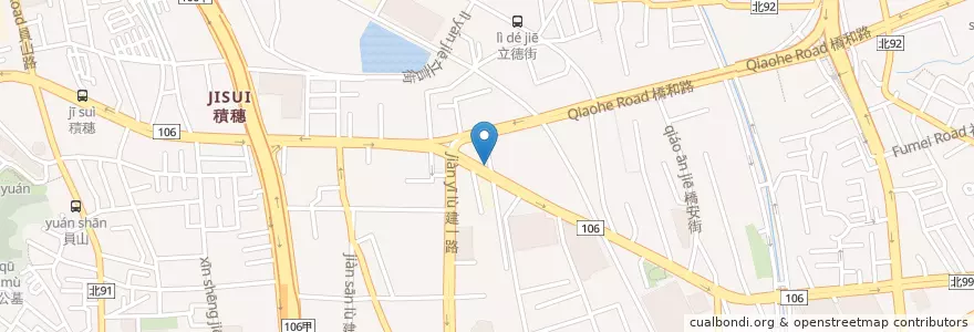 Mapa de ubicacion de 吉利貨車出租 en 臺灣, 新北市, 中和區.