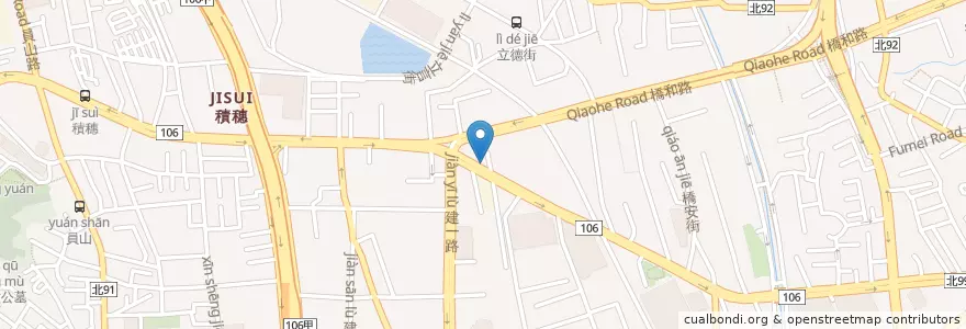 Mapa de ubicacion de 賣亨堡 en Taiwán, Nuevo Taipéi, 中和區.