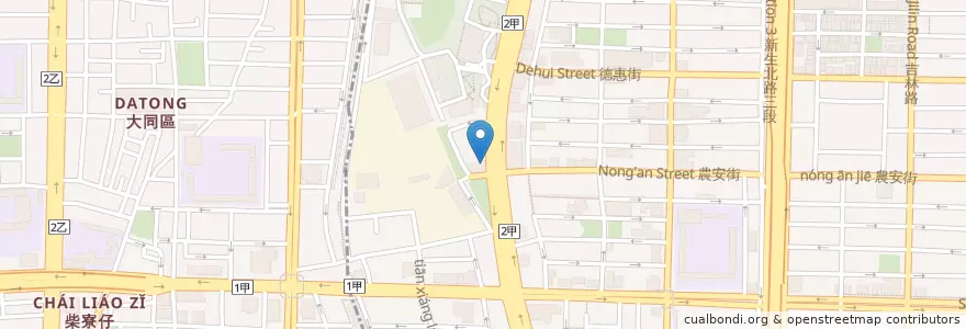 Mapa de ubicacion de 漢堡王中山店 en Tayvan, 新北市, Taipei.