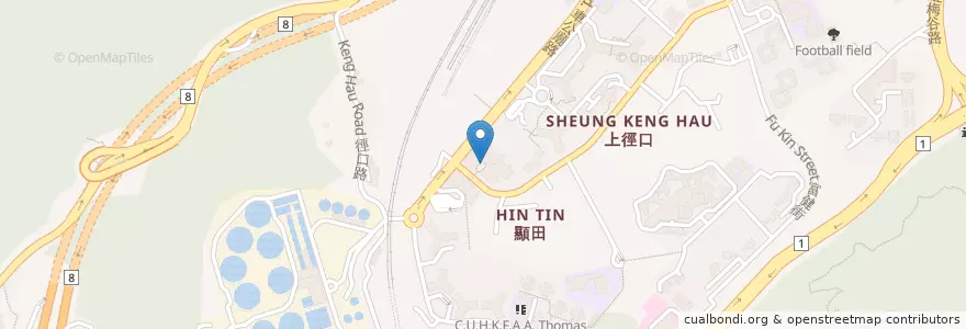 Mapa de ubicacion de 公眾單車泊位 en 中国, 广东省, 香港 Hong Kong, 新界 New Territories, 沙田區 Sha Tin District.