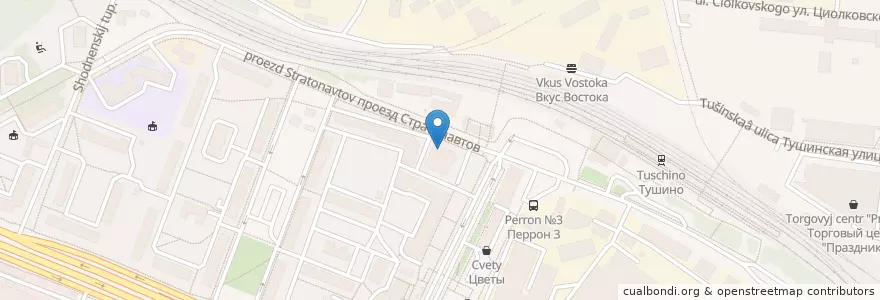 Mapa de ubicacion de Sberbank en Russia, Central Federal District, Moscow, North-Western Administrative Okrug, Pokrovskoye-Streshnevo District.
