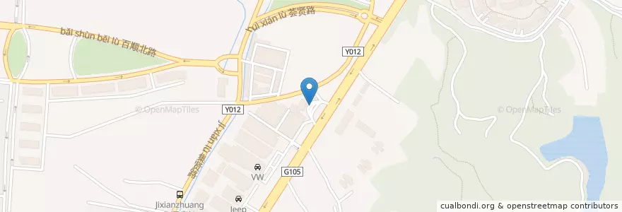 Mapa de ubicacion de 壳牌永泰加油站 (Shell) en Китай, Гуандун, Гуанчжоу, 白云区.