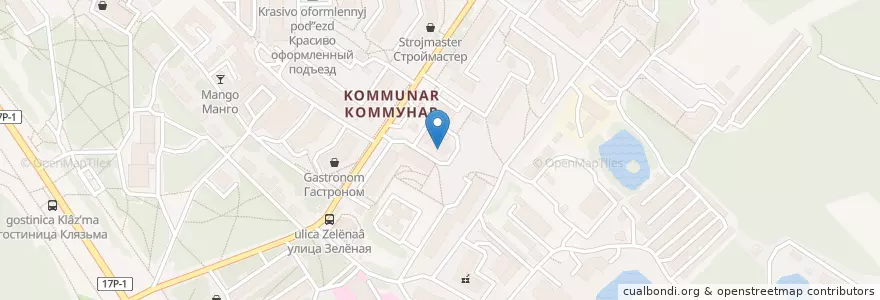 Mapa de ubicacion de Аптека en Rusland, Centraal Federaal District, Владимирская Область, Городской Округ Владимир.