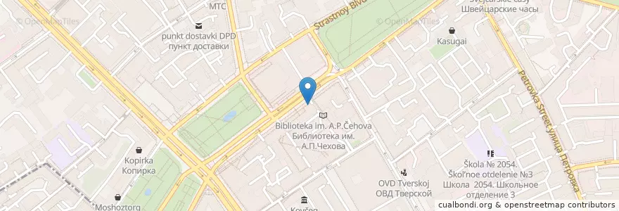 Mapa de ubicacion de Стардог!s en Rusland, Centraal Federaal District, Moskou, Центральный Административный Округ, Тверской Район.