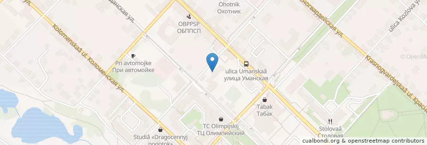 Mapa de ubicacion de МФЦ en 俄罗斯/俄羅斯, Центральный Федеральный Округ, 莫斯科州, Коломенский Городской Округ.