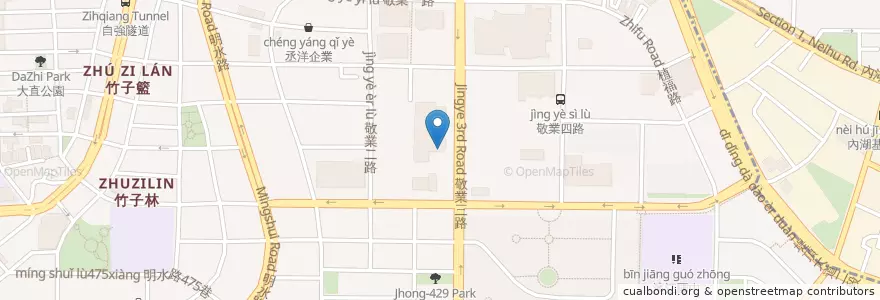 Mapa de ubicacion de 愛買廁所 en 臺灣, 新北市, 臺北市, 中山區.