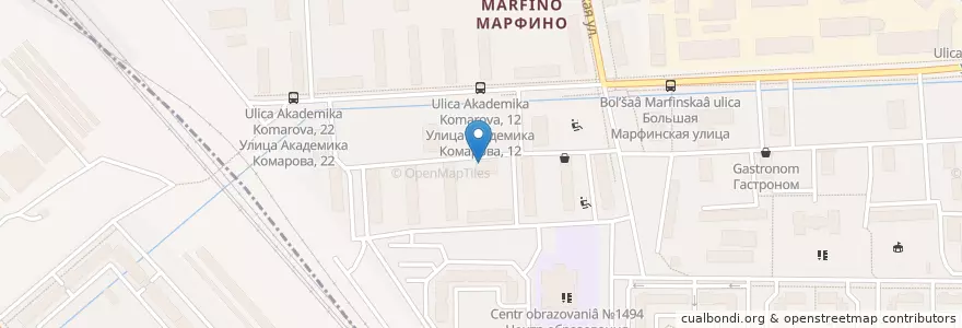 Mapa de ubicacion de Qiwi en 俄罗斯/俄羅斯, Центральный Федеральный Округ, Москва, Северо-Восточный Административный Округ.