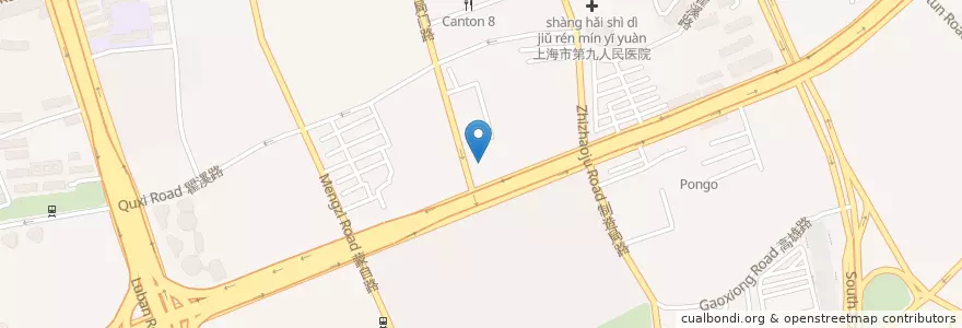 Mapa de ubicacion de 上海市消防协会 en Китай, Шанхай, Хуанпу.