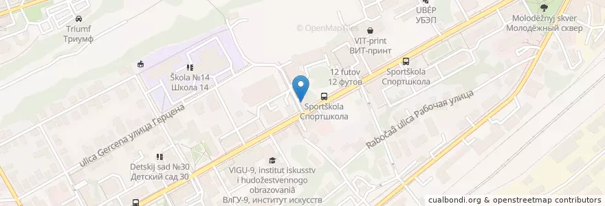 Mapa de ubicacion de Блэквуд en Rússia, Distrito Federal Central, Владимирская Область, Городской Округ Владимир.