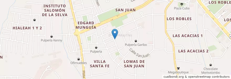 Mapa de ubicacion de Farmacia Motastepe en Nicaragua, Departamento De Managua, Managua (Municipio).
