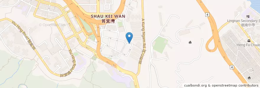 Mapa de ubicacion de 金華街公廁 Kam Wa Street Public Toilet en 중국, 광둥성, 홍콩, 홍콩섬, 신제, 東區 Eastern District.