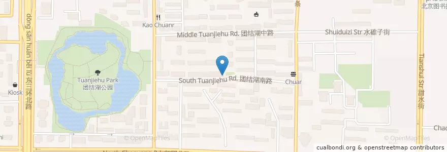 Mapa de ubicacion de Xianghe Roubin en China, Pequim, Hebei, 朝阳区 / Chaoyang.