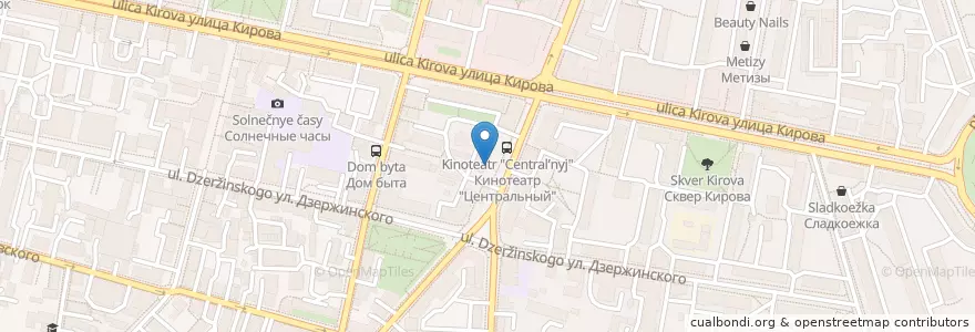 Mapa de ubicacion de Суши Wok en Rusia, Центральный Федеральный Округ, Калужская Область, Городской Округ Калуга.