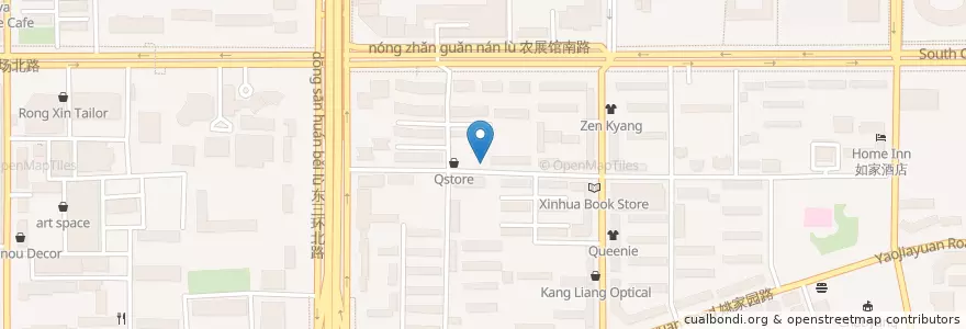 Mapa de ubicacion de Fusion Restaurant en 中国, 北京市, 河北省, 朝阳区 / Chaoyang.