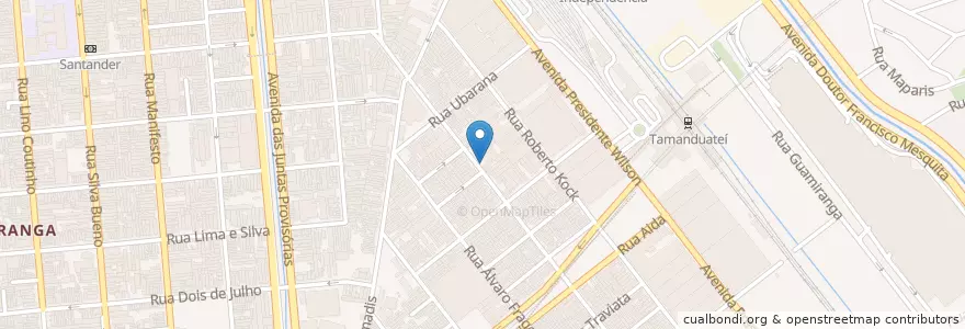 Mapa de ubicacion de Banco Bradesco en البَرَازِيل, المنطقة الجنوبية الشرقية, ساو باولو, Região Geográfica Intermediária De São Paulo, Região Metropolitana De São Paulo, Região Imediata De São Paulo, ساو باولو.