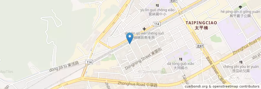 Mapa de ubicacion de 早安鄉之城 en Taiwan, Neu-Taipeh, Shulin.