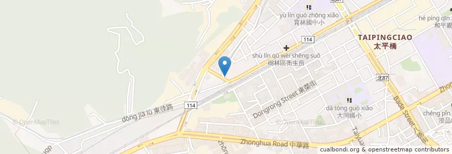 Mapa de ubicacion de 鎂車概念坊 en 臺灣, 新北市, 樹林區.