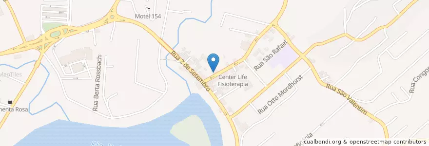 Mapa de ubicacion de Bom Gosto Restaurante e Assadão en Brasil, Região Sul, Santa Catarina, Região Geográfica Intermediária De Blumenau, Microrregião De Blumenau, Blumenau.