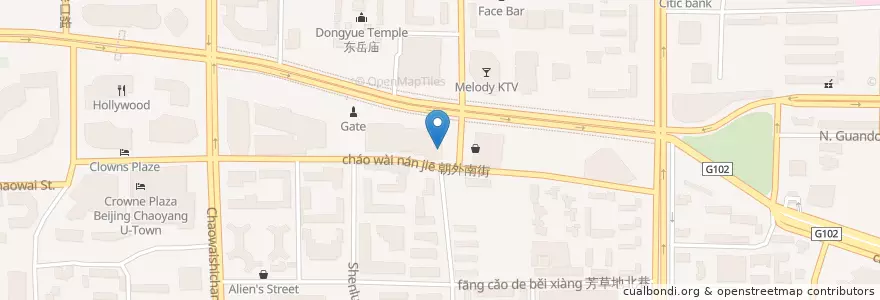 Mapa de ubicacion de Yanlan Islamic Restaurant en China, Beijing, Hebei, 朝阳区 / Chaoyang.