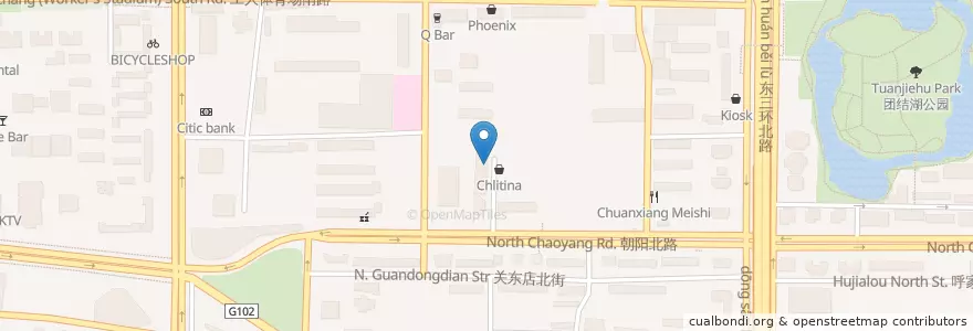 Mapa de ubicacion de ALT Cafe en Китай, Пекин, Хэбэй, Район Чаоян.