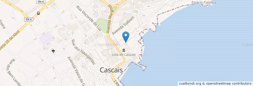 Mapa de ubicacion de World of Wonders en ポルトガル, Área Metropolitana De Lisboa, Lisboa, Grande Lisboa, Cascais, Cascais E Estoril.