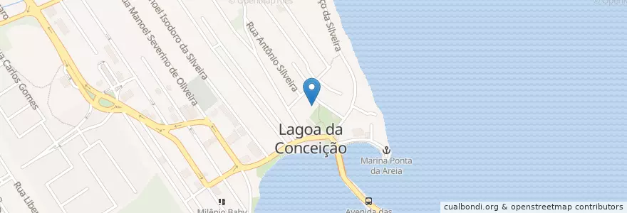 Mapa de ubicacion de Restaurante Tempero da Ilha en Brasil, Región Sur, Santa Catarina, Microrregião De Florianópolis, Região Geográfica Intermediária De Florianópolis, Florianópolis.