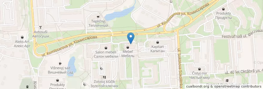 Mapa de ubicacion de Сбербанк en روسيا, Центральный Федеральный Округ, فلاديمير أوبلاست, Городской Округ Владимир.