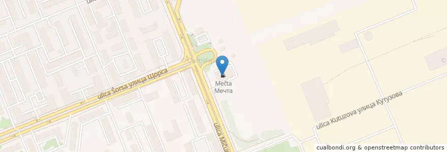 Mapa de ubicacion de Мечта en Rússia, Distrito Federal Siberiano, Красноярский Край, Городской Округ Красноярск.