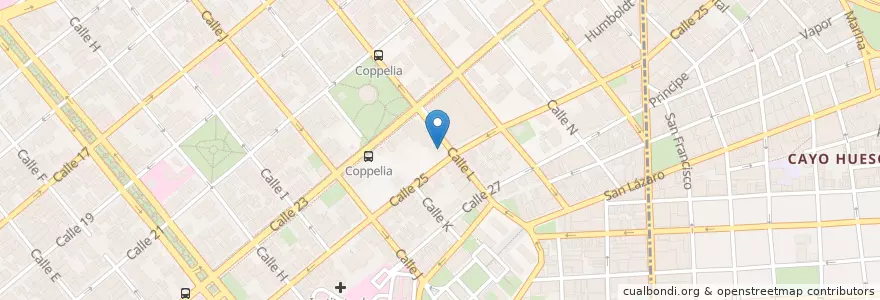 Mapa de ubicacion de WAOO!!! QUÉ CARO!!! en كوبا, La Habana, Plaza De La Revolución.