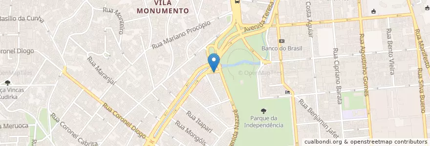Mapa de ubicacion de Sushi Nodawa en 브라질, 남동지방, 상파울루, Região Geográfica Intermediária De São Paulo, Região Metropolitana De São Paulo, Região Imediata De São Paulo, 상파울루.