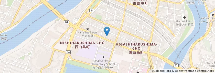 Mapa de ubicacion de ENEOS en Japan, Präfektur Hiroshima, Hiroshima, 中区.