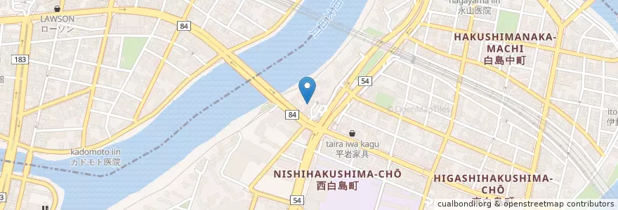 Mapa de ubicacion de マクドナルド en Japan, Präfektur Hiroshima, Hiroshima, 中区.