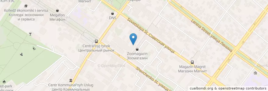 Mapa de ubicacion de Монитор en 러시아, 남부연방관구, Ростовская Область, Городской Округ Шахты.