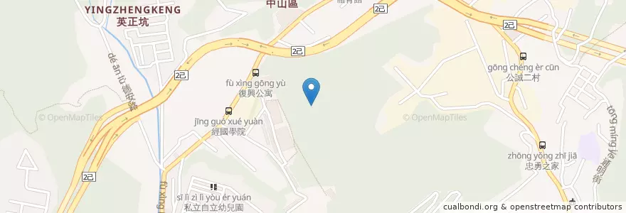 Mapa de ubicacion de 中山区 en 台湾, 台湾省, 基隆市, 中山区.