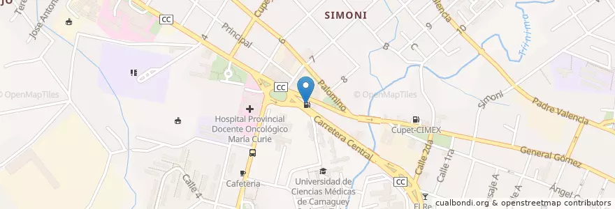 Mapa de ubicacion de Oro Negro "El Sputnik" en کوبا, Camagüey, Camagüey, Ciudad De Camagüey.