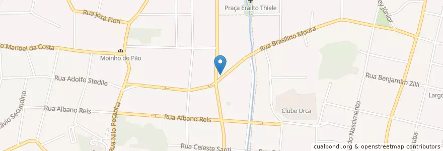 Mapa de ubicacion de Ervin Churrascaria en 巴西, 南部, 巴拉那, Região Geográfica Intermediária De Curitiba, Região Metropolitana De Curitiba, Microrregião De Curitiba, 库里蒂巴.