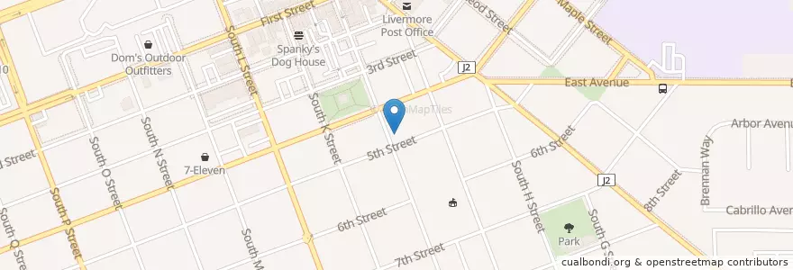 Mapa de ubicacion de Good Shepherd Lutheran Church en Stati Uniti D'America, California, Contea Di Alameda, Livermore.