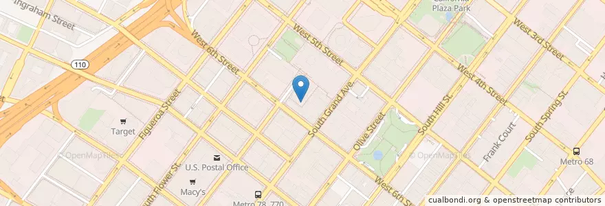 Mapa de ubicacion de Bible Institute of Los Angeles en 美利坚合众国/美利堅合眾國, 加利福尼亚州/加利福尼亞州, 洛杉矶县, 洛杉矶.