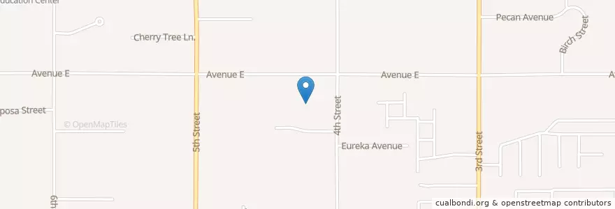 Mapa de ubicacion de Calvary Christian Center en Estados Unidos Da América, Califórnia, San Bernardino County, Yucaipa.