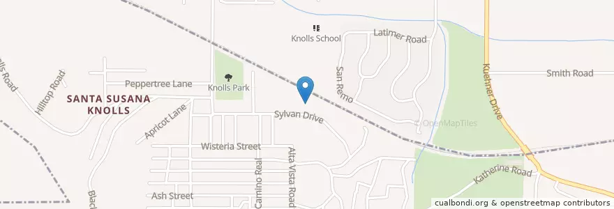 Mapa de ubicacion de New Apostolic Church en Stati Uniti D'America, California, Ventura County.