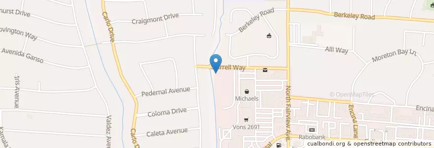 Mapa de ubicacion de Goleta Presbyterian Church en Amerika Syarikat, California, Santa Barbara County, Goleta.