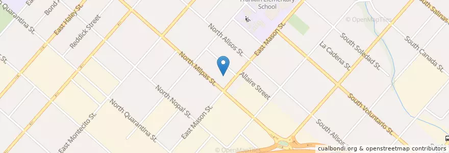 Mapa de ubicacion de United Pentecostal Church en United States, California, Santa Barbara County, Santa Barbara.