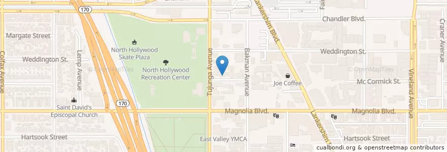Mapa de ubicacion de Saint Pauls First Lutheran Church en United States, California, Los Angeles County, Los Angeles.