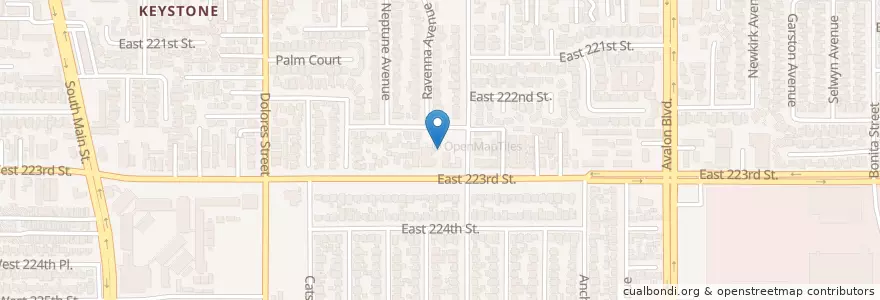 Mapa de ubicacion de Judson Baptist Church en United States, California, Los Angeles County, Carson.