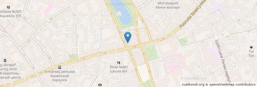 Mapa de ubicacion de Планета здоровья en Russia, Distretto Federale Centrale, Москва, Центральный Административный Округ, Басманный Район.