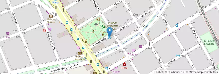 Mapa de ubicacion de 359 - Plaza Balcarce en 아르헨티나, Ciudad Autónoma De Buenos Aires, 부에노스아이레스, Comuna 13.