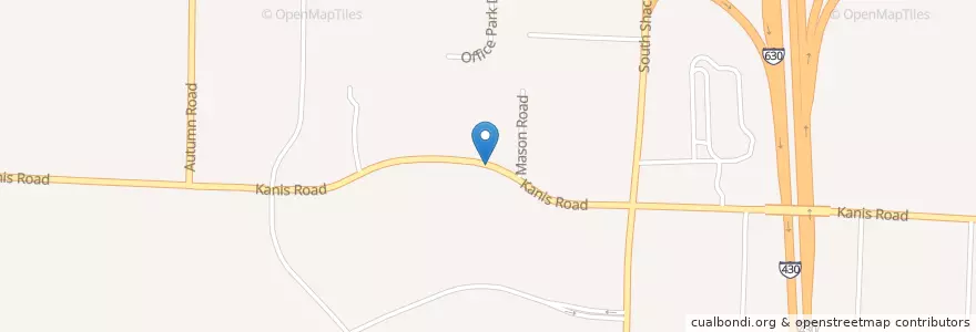 Mapa de ubicacion de Rose Hill Church en Соединённые Штаты Америки, Арканзас, Pulaski County, Little Rock.