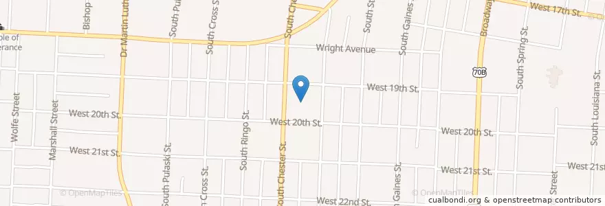 Mapa de ubicacion de Rightsell Elementary School en Соединённые Штаты Америки, Арканзас, Pulaski County, Little Rock.